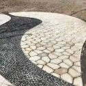 阳泉 黄金麻冰裂缝室外铺装效果完美展示