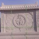 阳泉 芝麻白花岗岩屏风，照壁，影壁