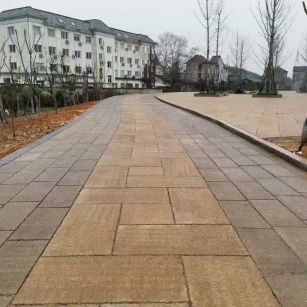 阳泉仿古石铺装效果