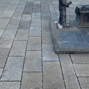 阳泉仿古石铺装效果