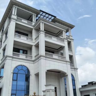 阳泉芝麻白别墅干挂效果展示