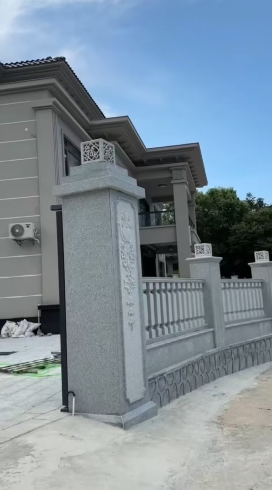 阳泉 芝麻白别墅围墙栏杆，私人订制
