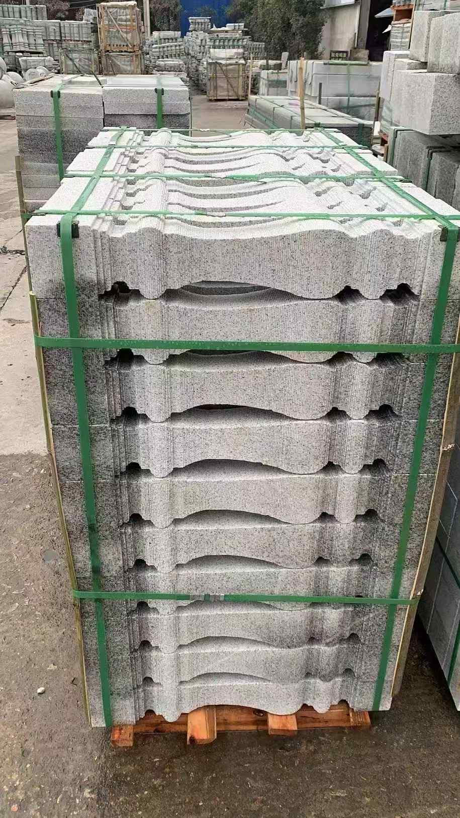 阳泉 芝麻白方形拉丝面，栏杆花瓶柱