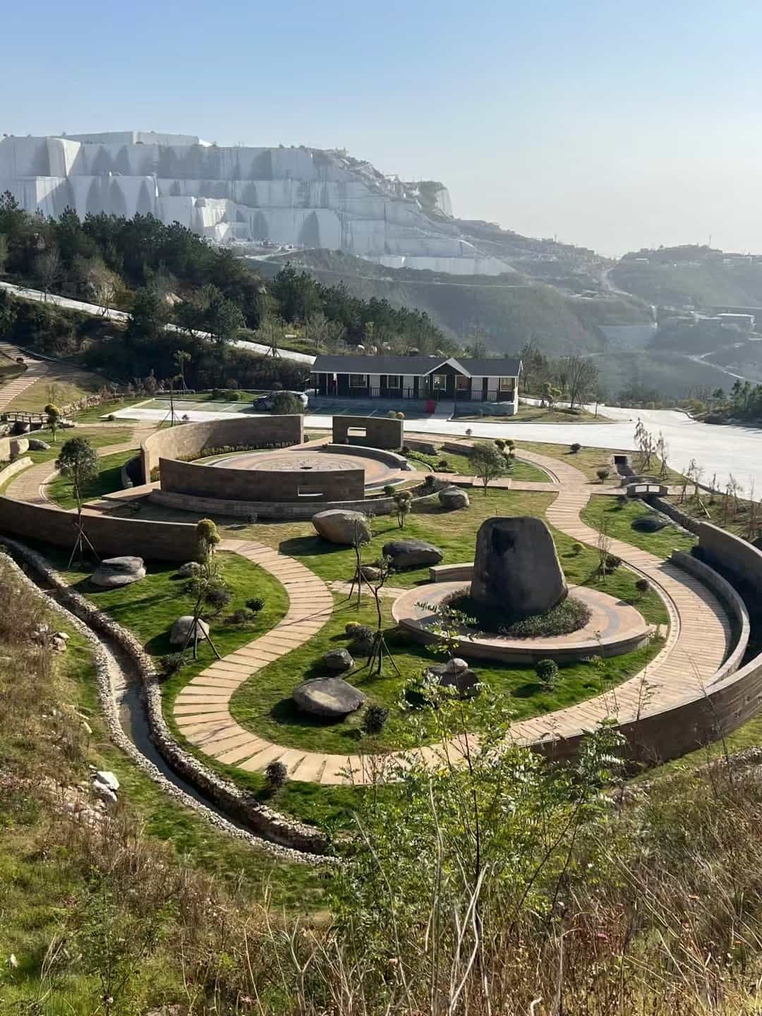 阳泉仿古石铺装整体效果