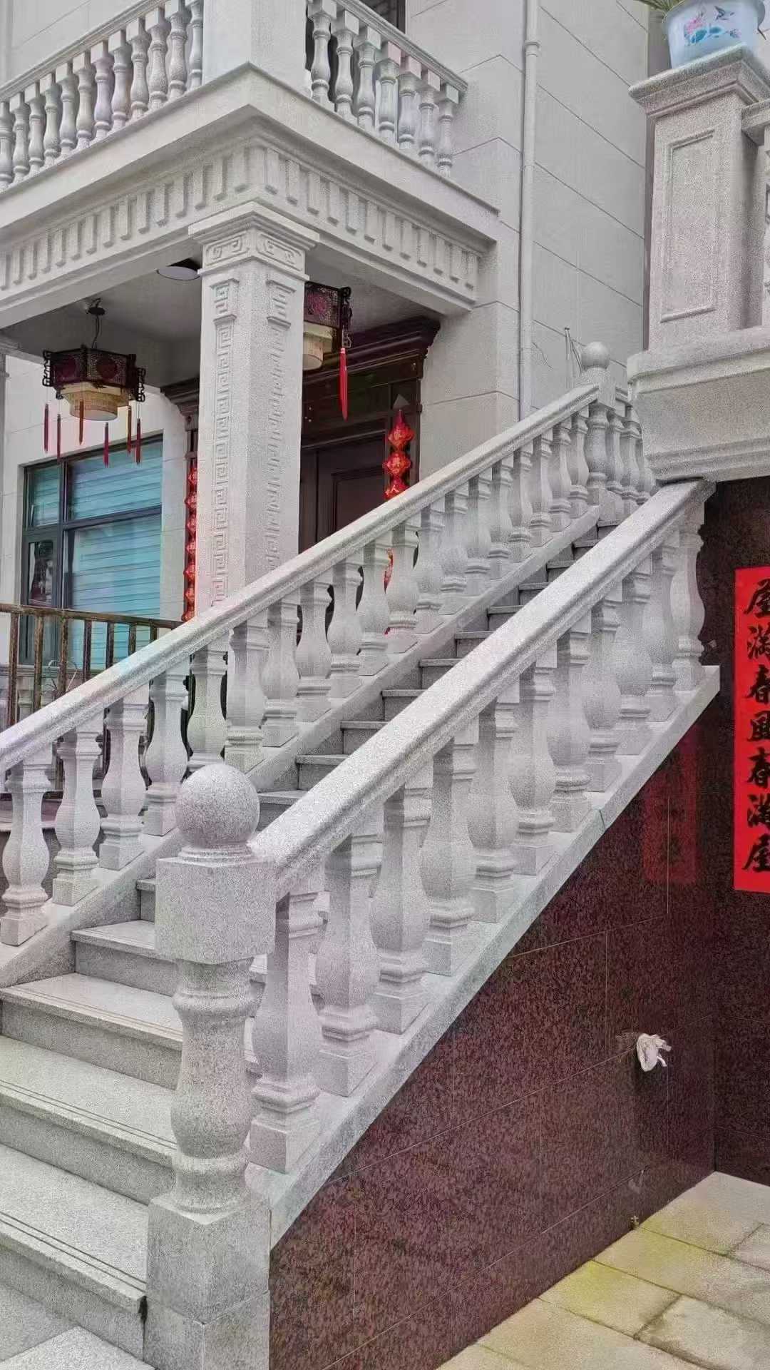 阳泉 天然石材 阳台庭院护栏、栏杆