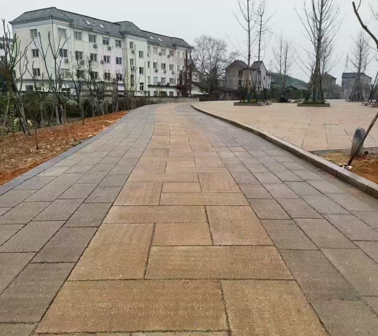 阳泉仿古石铺装效果