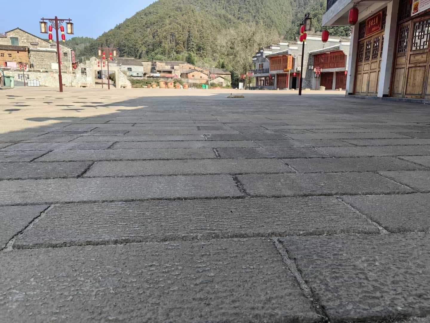 阳泉仿古石铺装效果