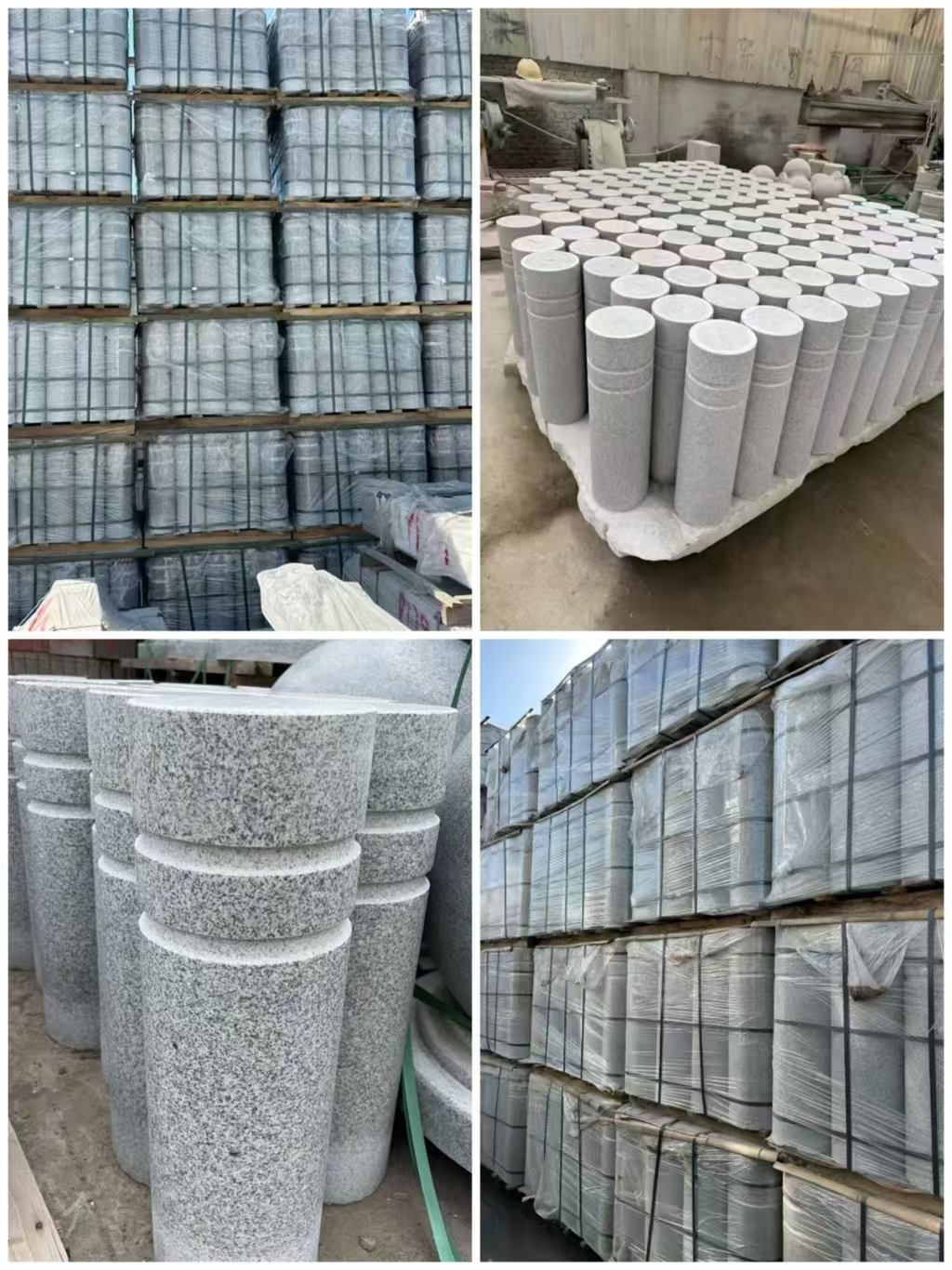 阳泉 芝麻白花岗岩挡车柱、隔离柱多少钱